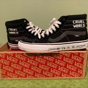Vans x Cult Sk8 Hi-Pro (Black and White)